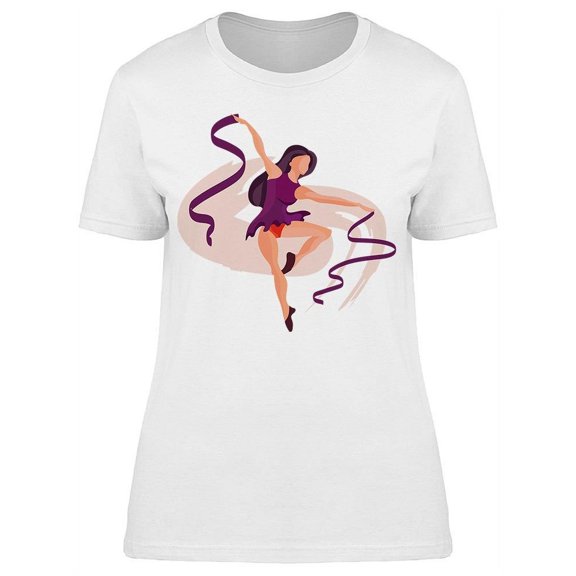 Female Gymnast T-Shirt Women -Image by Shutterstock, Female Large