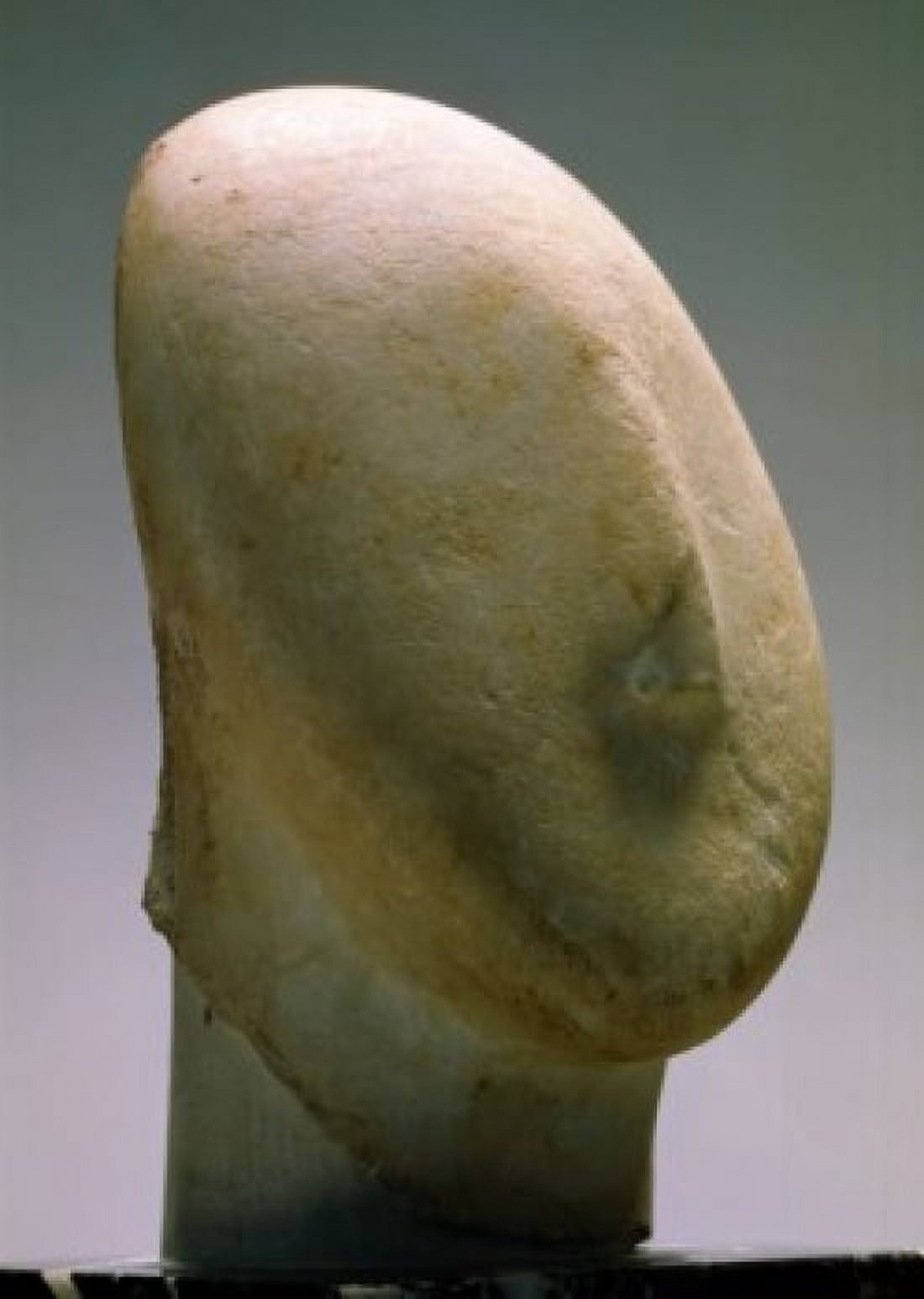 Female Head Early Cycladic II circa 2700-2400 BC France Paris Musee du Louvre Canvas Art - (18 x 24)