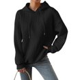 thumbnail image 1 of Female Hoodies Oversized Hooded Sweatshirt Casual Long Sleeve Drawstring Pullover Tops, 1 of 9