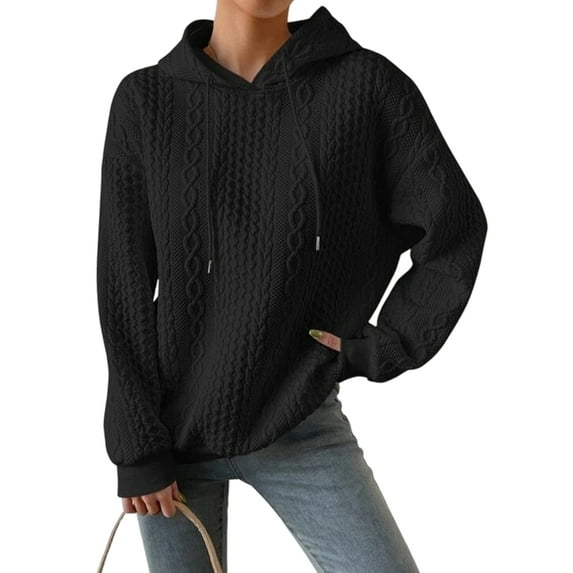Female Hoodies Oversized Hooded Sweatshirt Casual Long Sleeve Drawstring Pullover Tops