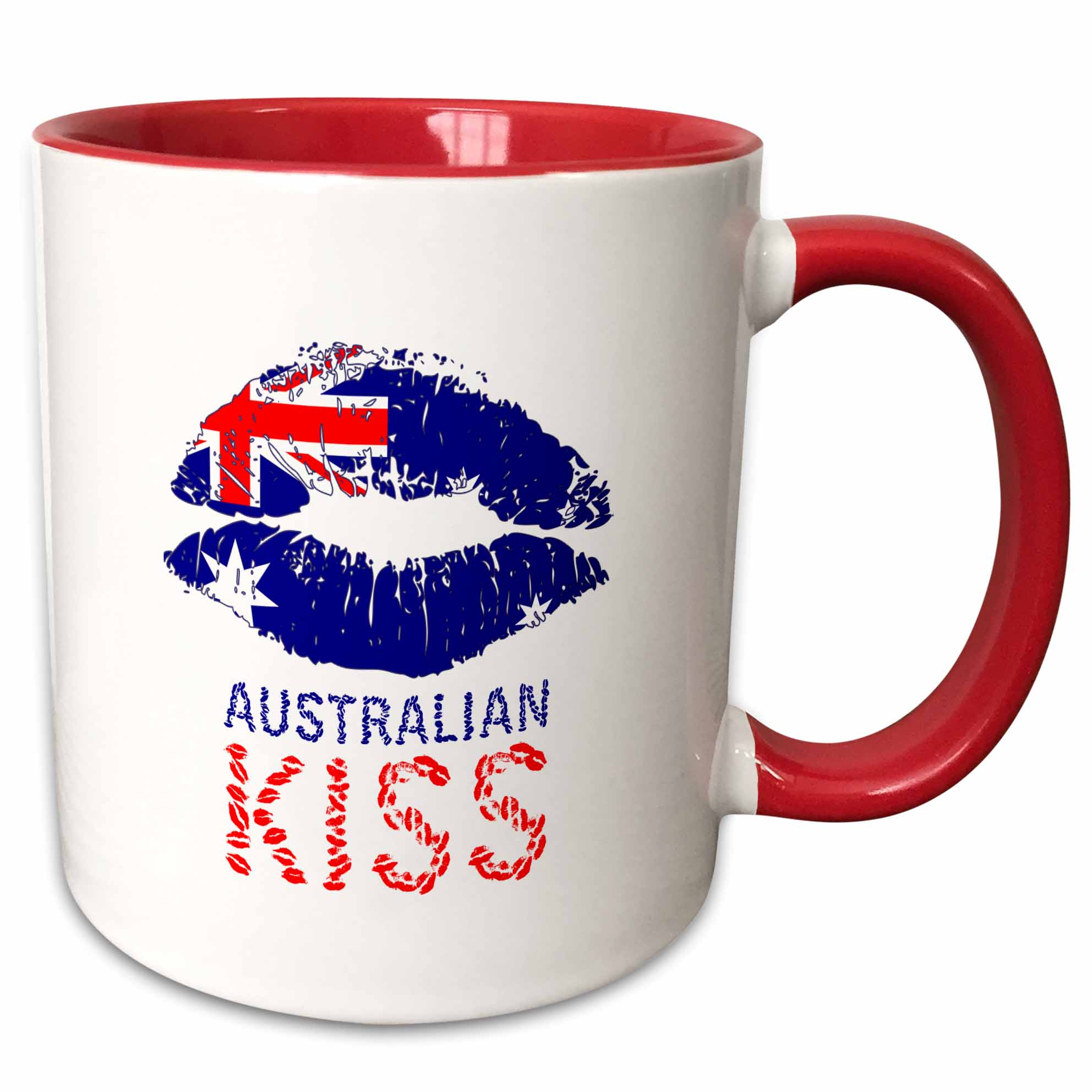 3drose, Female Lips, Flag of Australia. Australian Kiss. Patriotic Gift ...