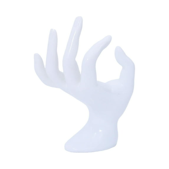 Female Mannequin Hand Jewelry Display Holder for Photograph Props Home Shops White