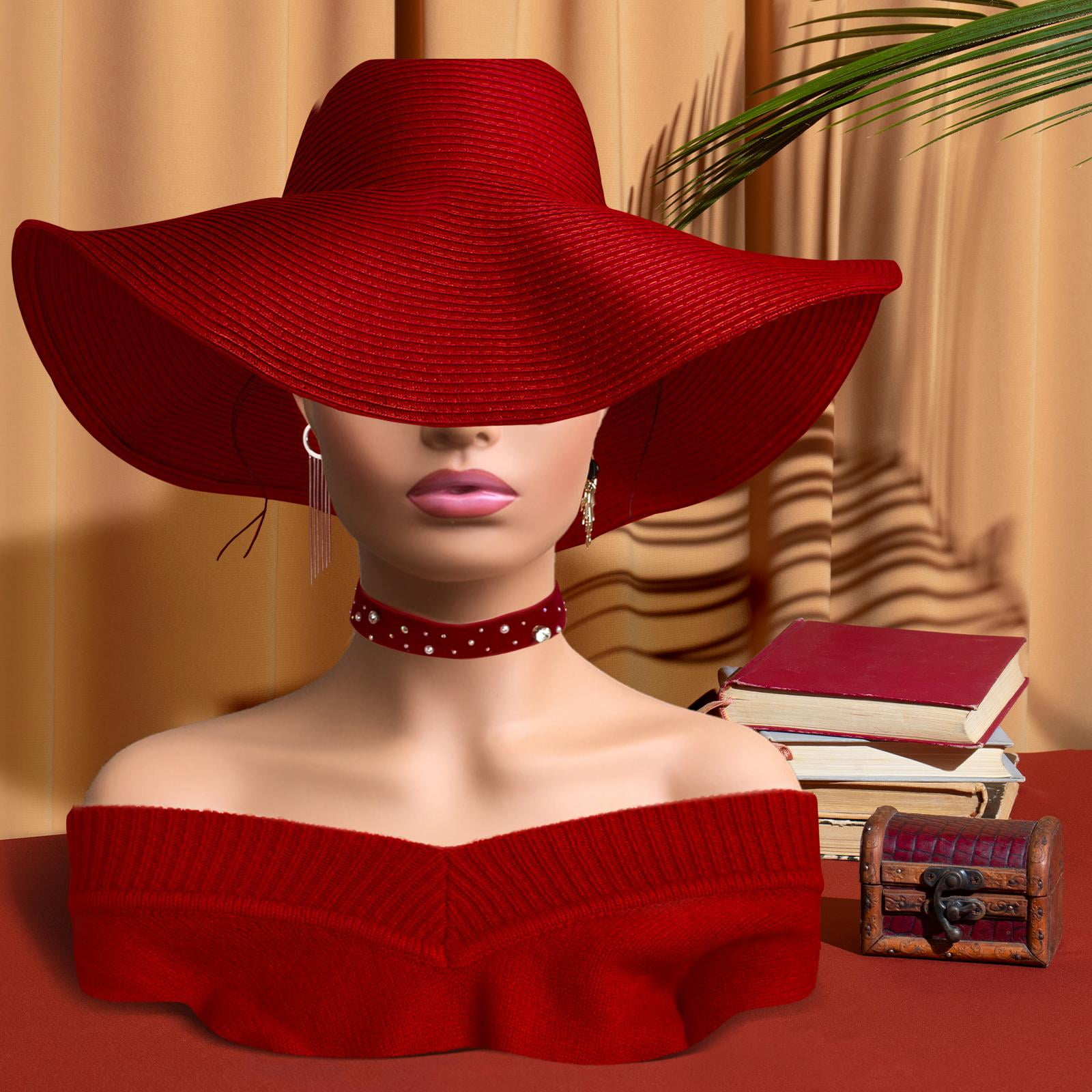 Female Mannequin Head Stand Training Heads Cosmetology Makeup Brown