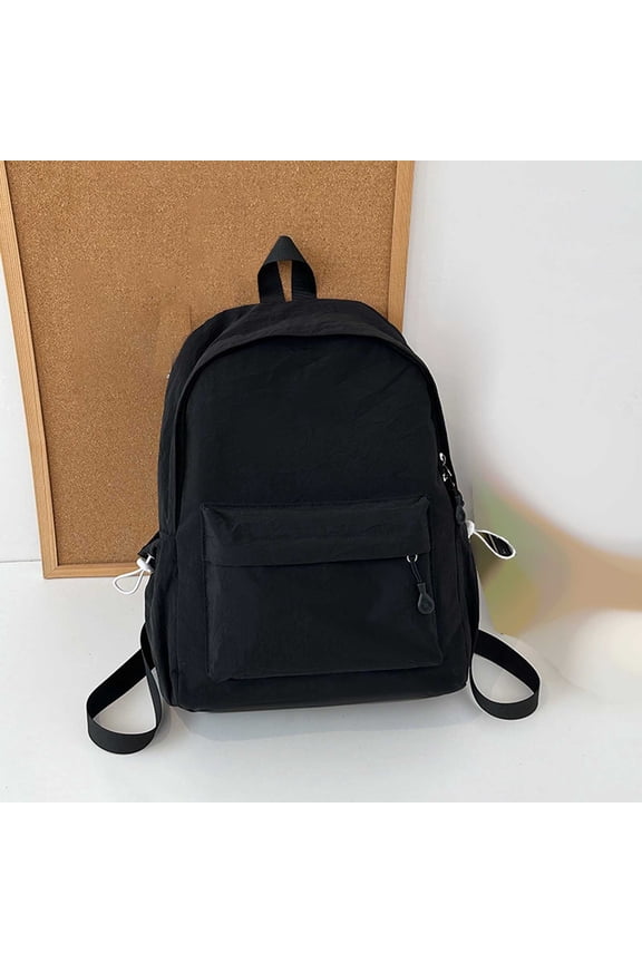Female Minimalist Student Large Capacity Casual And Lightweight Backpack Fresh And For Junior And Senior High School Students