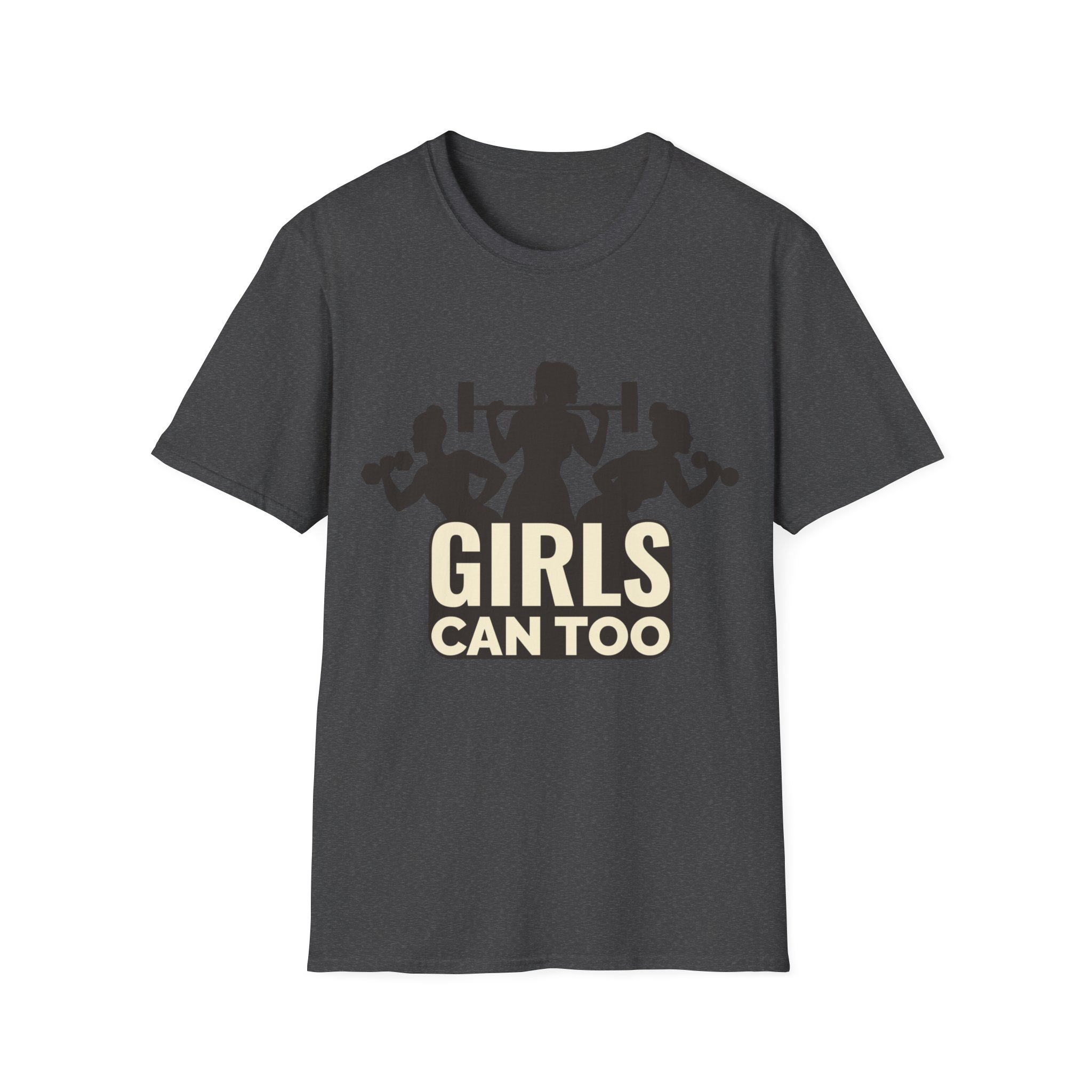 Female Motivational Girls Can Too Lifting Gym Rat Weights - Walmart.com