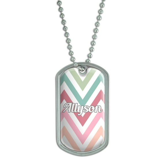 Female Names - Allyson - Dog Tag