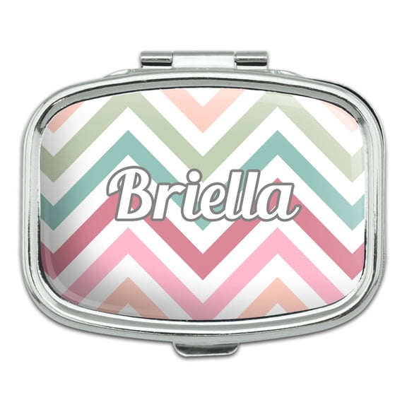Female Names - Briella - Rectangle Pill Box