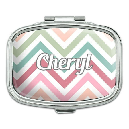 Female Names - Cheryl - Rectangle Pill Box