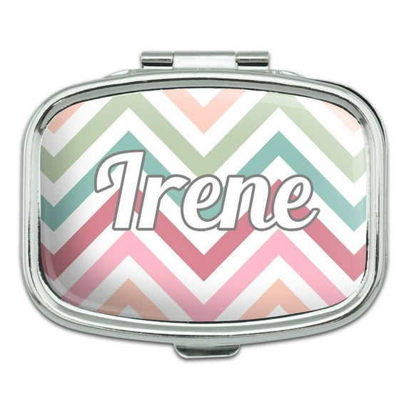 Female Names - Irene - Rectangle Pill Box