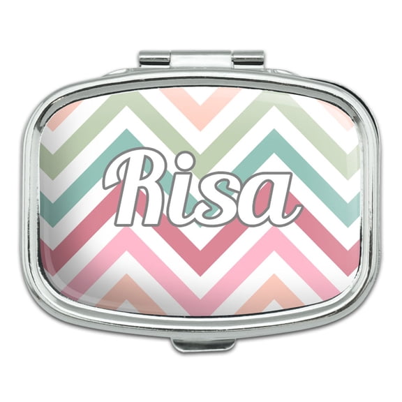 Female Names - Risa - Rectangle Pill Box