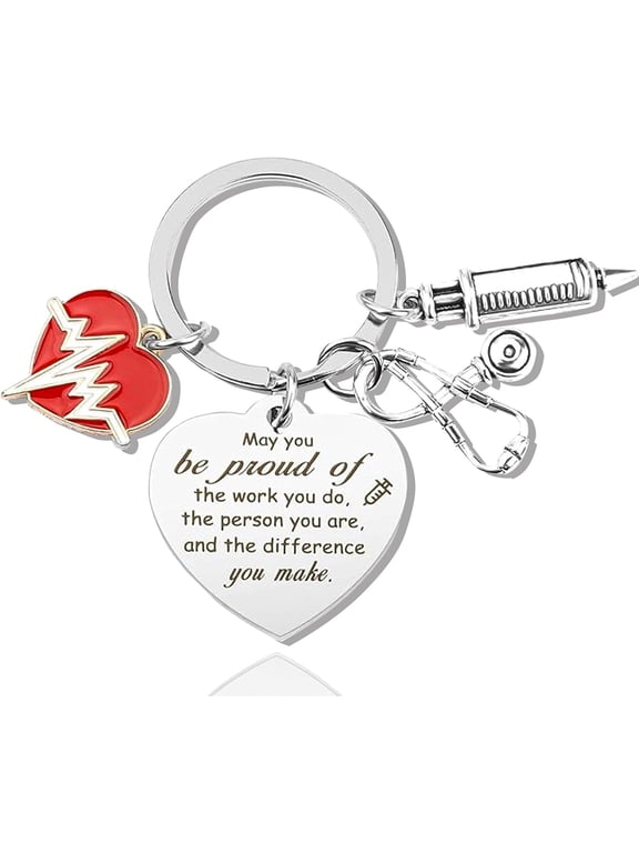 Female Nurse Gift Keychain Nurse Appreciation Nurses Day Week Gift Accessories Nursing School Graduation Gifts