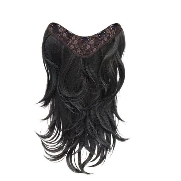 Female One-piece Long Rolled Wig With Fluffy And Invisible Texture Breathable, lightweight