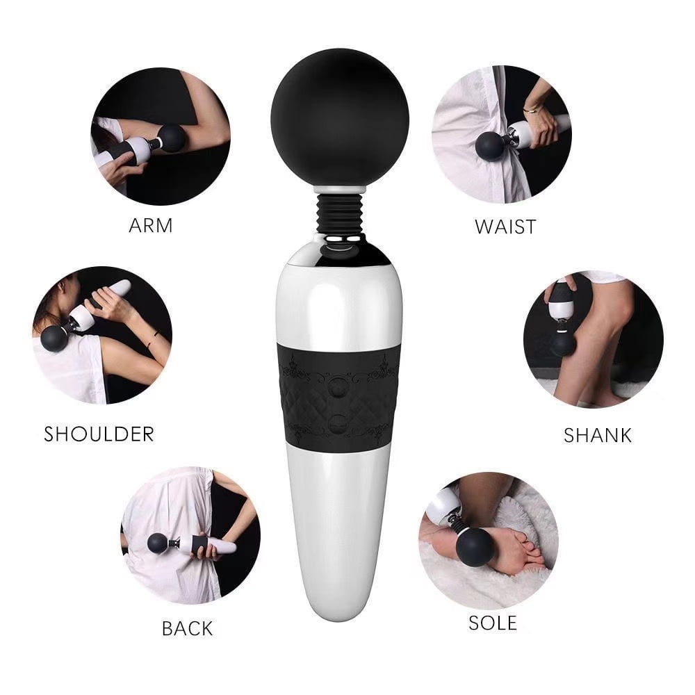 Female Personal Massager Vibrator Massager Medical Silicone 7-Frequency ...