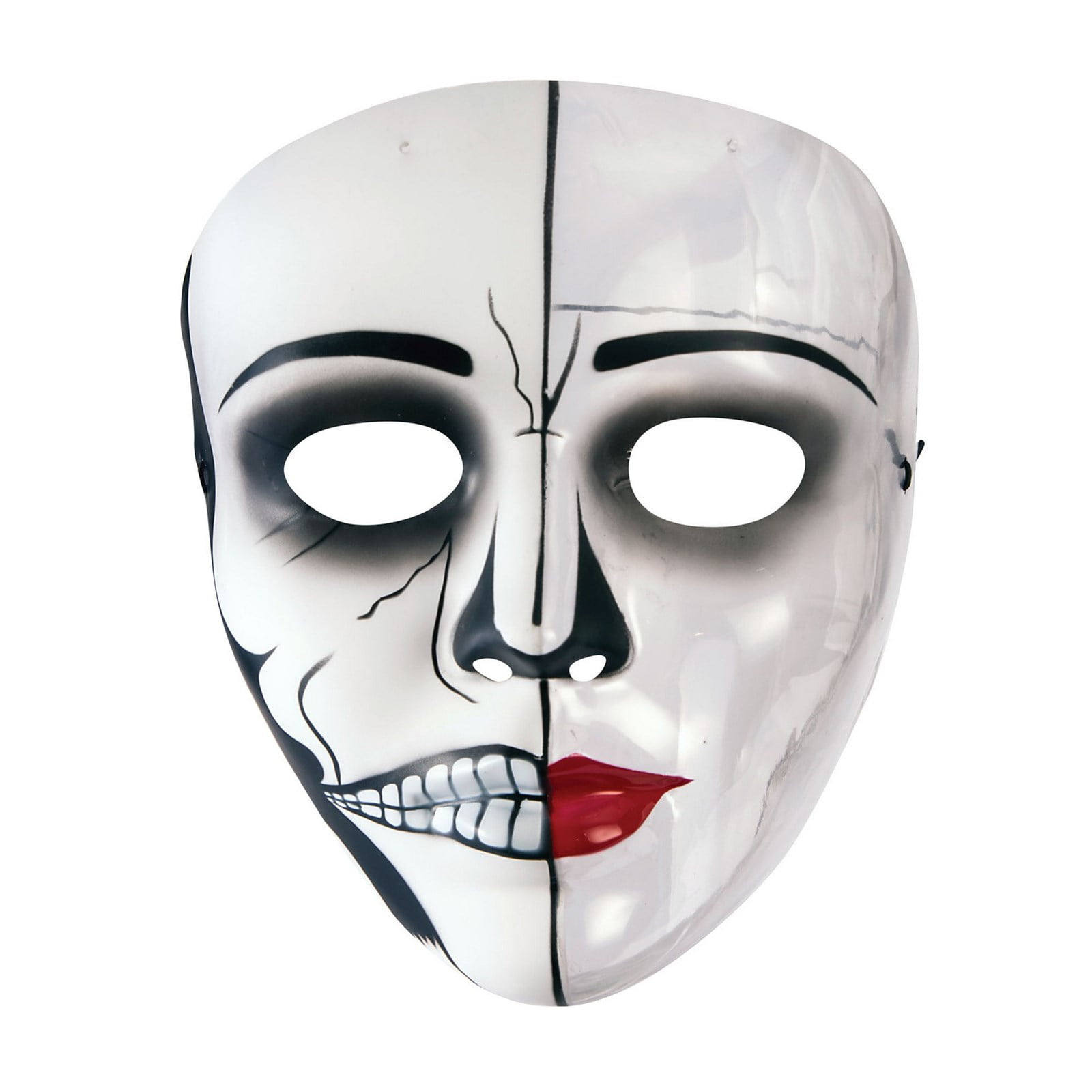 Creepy Transparent Female Face Costume Mask