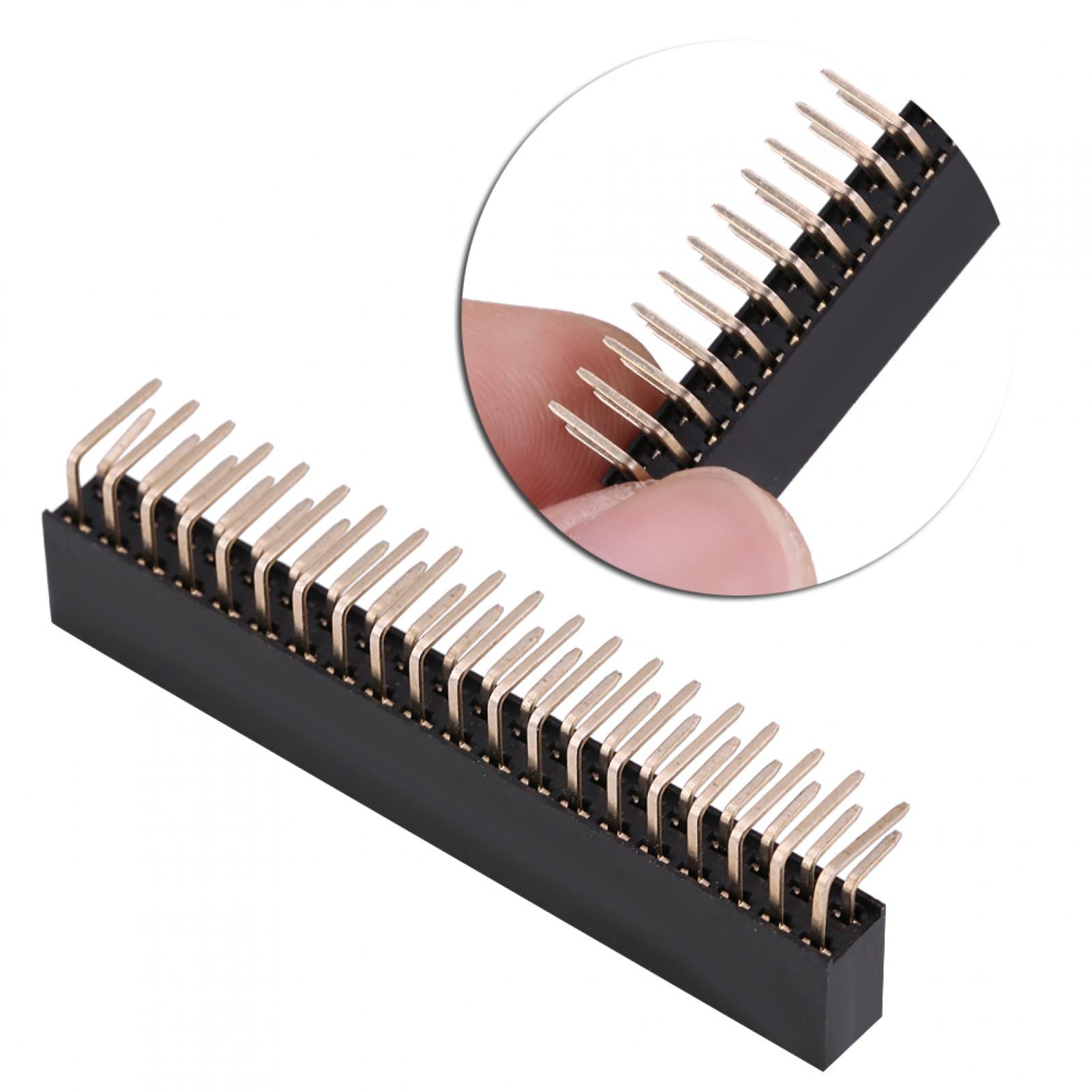 Female Pin Headers, 2 X 20 Pins 2.54mm Female Header Connector, Pin