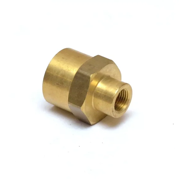 Female Pipe Reducer 1/2 To 1/8 Npt Adapter Coupler Brass Fitting Water Oil Gas