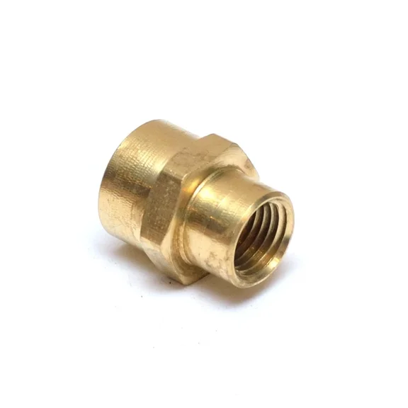 Female Pipe Reducer 3/8" To 1/4" Npt Adapter Coupler Brass Fitting Water Oil Gas