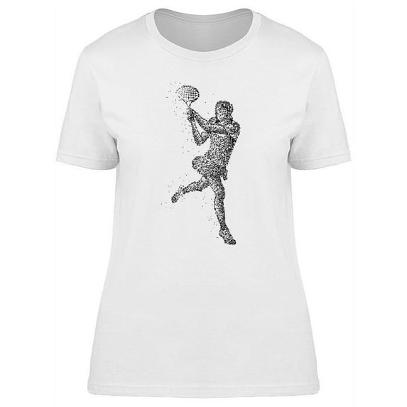Female Playing Tennis T-Shirt Women -Image by Shutterstock, Female Small