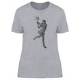 thumbnail image 1 of Female Playing Tennis T-Shirt Women -Image by Shutterstock, Female x-Large, 1 of 2
