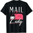 thumbnail image 1 of Female Postal Worker Mail Lady World Post Day T-Shirt, 1 of 3