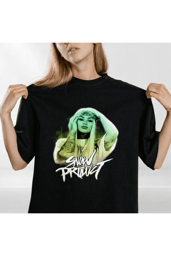 Female Rap Star Concert Graphic T-shirt Modern Music Fan Style,for men and women up to 4XL
