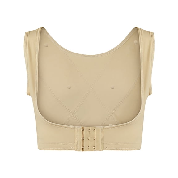 Female Shaper Lift Gather X Shaped Energy Stone Chest Support Body Sculpting Beauty Back Shape Corset Chest Back Posture Correction Sleeveless Corset Shapewear