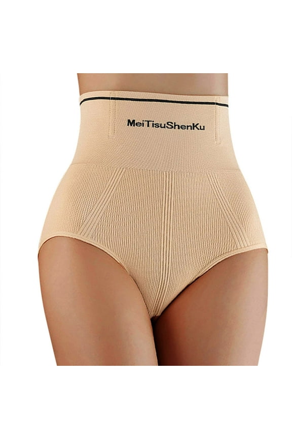 Female Shaper Postpartum High Waist Abdominal Lifting Panties Female Body Body Bundle Waist Summer Thin Stomach Constricting Briefs Shapewear