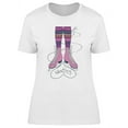 thumbnail image 1 of Female Skater Doodle T-Shirt Women -Image by Shutterstock, Female XX-Large, 1 of 2