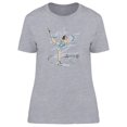 thumbnail image 1 of Female Skater Sketch T-Shirt Women -Image by Shutterstock, Female Small, 1 of 2