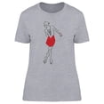 thumbnail image 1 of Female Skater T-Shirt Women -Image by Shutterstock, Female XX-Large, 1 of 2