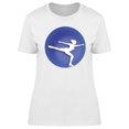 thumbnail image 1 of Female Skater White Silhouette T-Shirt Women -Image by Shutterstock, Female XX-Large, 1 of 2
