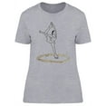 thumbnail image 1 of Female Skating Design T-Shirt Women -Image by Shutterstock, Female Large, 1 of 2