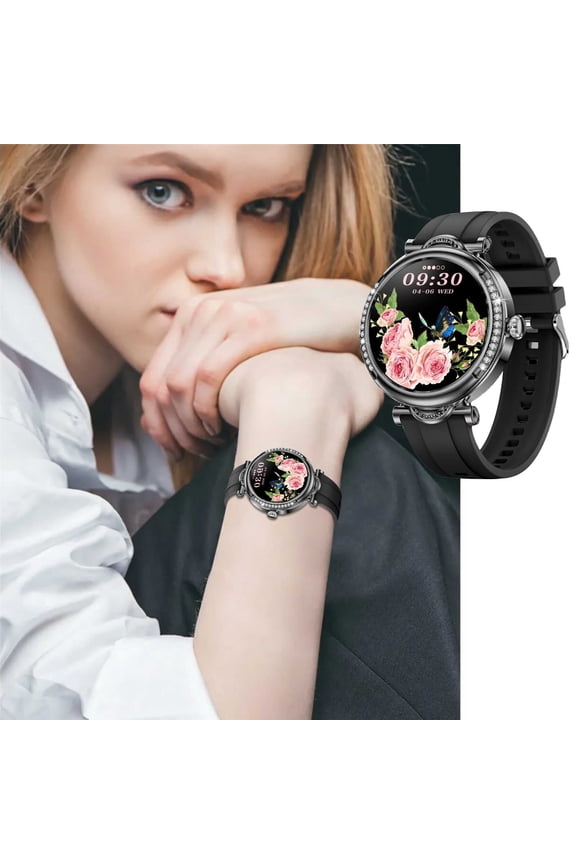 Female Smartwatch 1.27-inch Screen Bluetooth Call Physiological Period Reminder, Smart Watch Bluetooth Call Offline Payment Smart Watch, Smart Watch