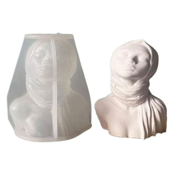 Female Statue Silicone Molds Female Figurine Silicone Molds for Epoxy Resin Soap Chocolate Fondant Molds