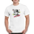 thumbnail image 1 of Female Statue W Mask Popart  T-Shirt Men -Image by Shutterstock, Male Large, 1 of 4