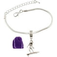 thumbnail image 1 of Female Surfer Snake Chain Charm Bracelet, 1 of 9
