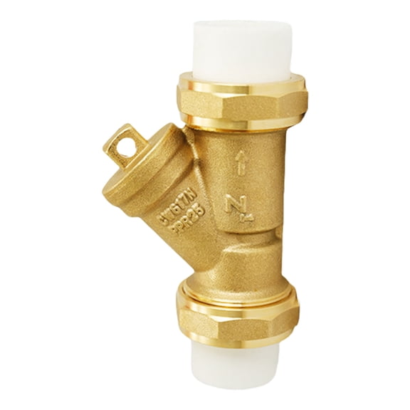 Female Thread Brass Strainer Filter Valves Connector Brass Y Type Strainer Pump Filter Check Valves Easy to Install
