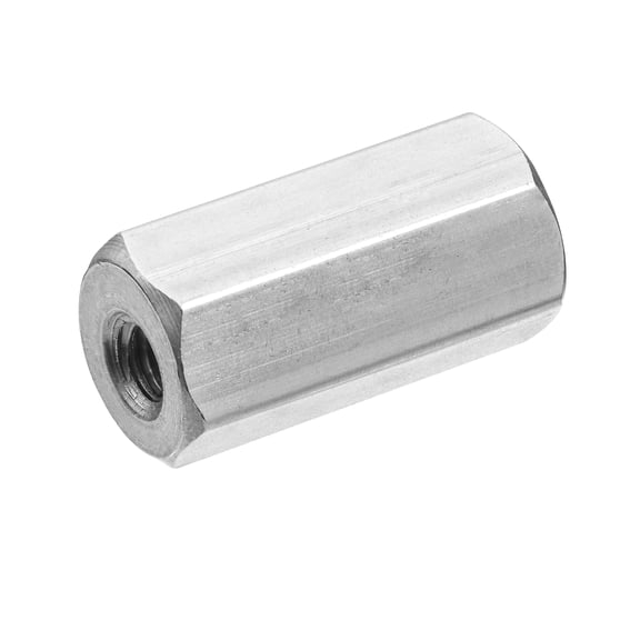 Female Threaded Hex Standoff - 18-8 Stainless Steel - 8mm Hex x 16mm Long - M4 x 0.7mm Thread