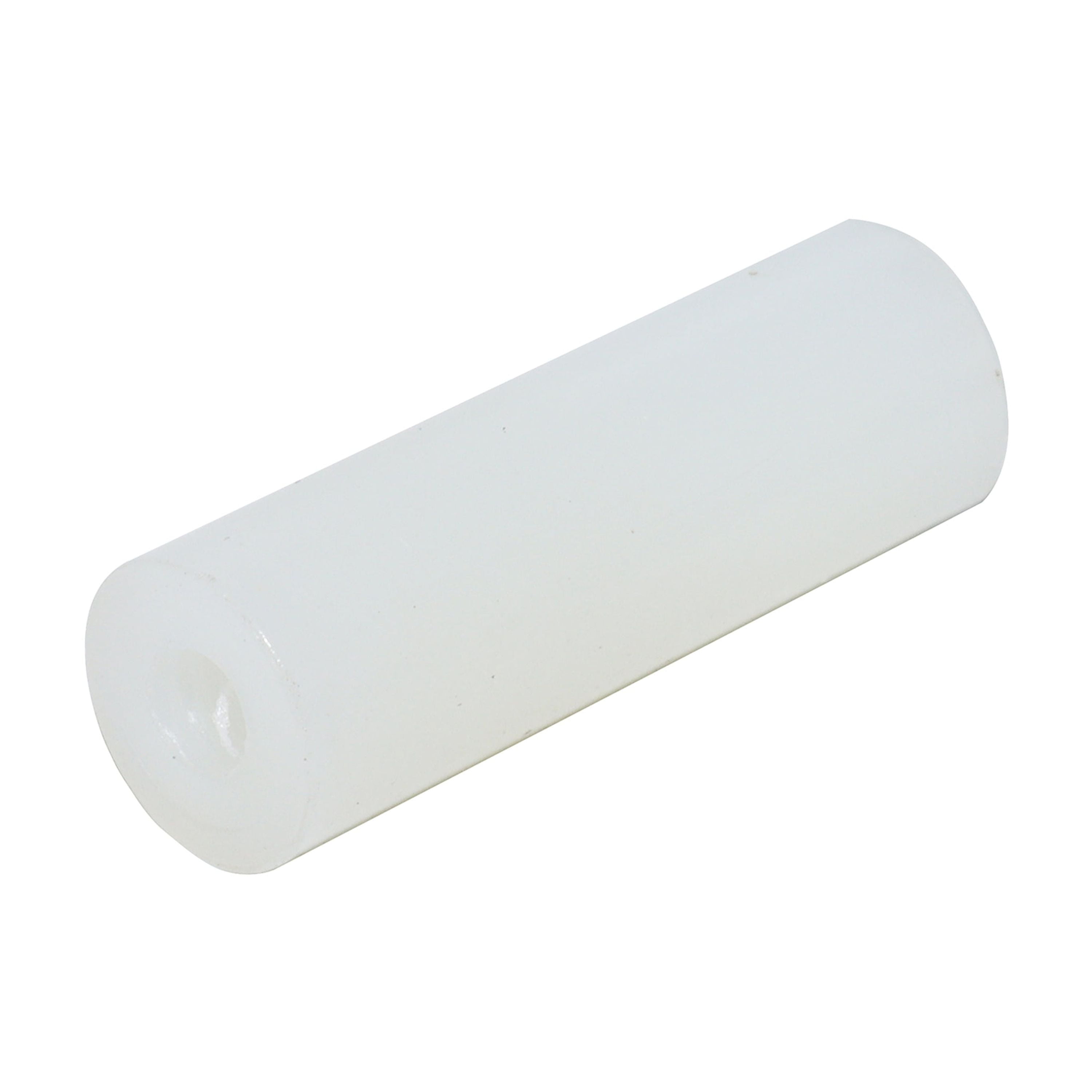 Female Threaded Round Standoff Nylon 1/4" OD x 1/4" Long 440