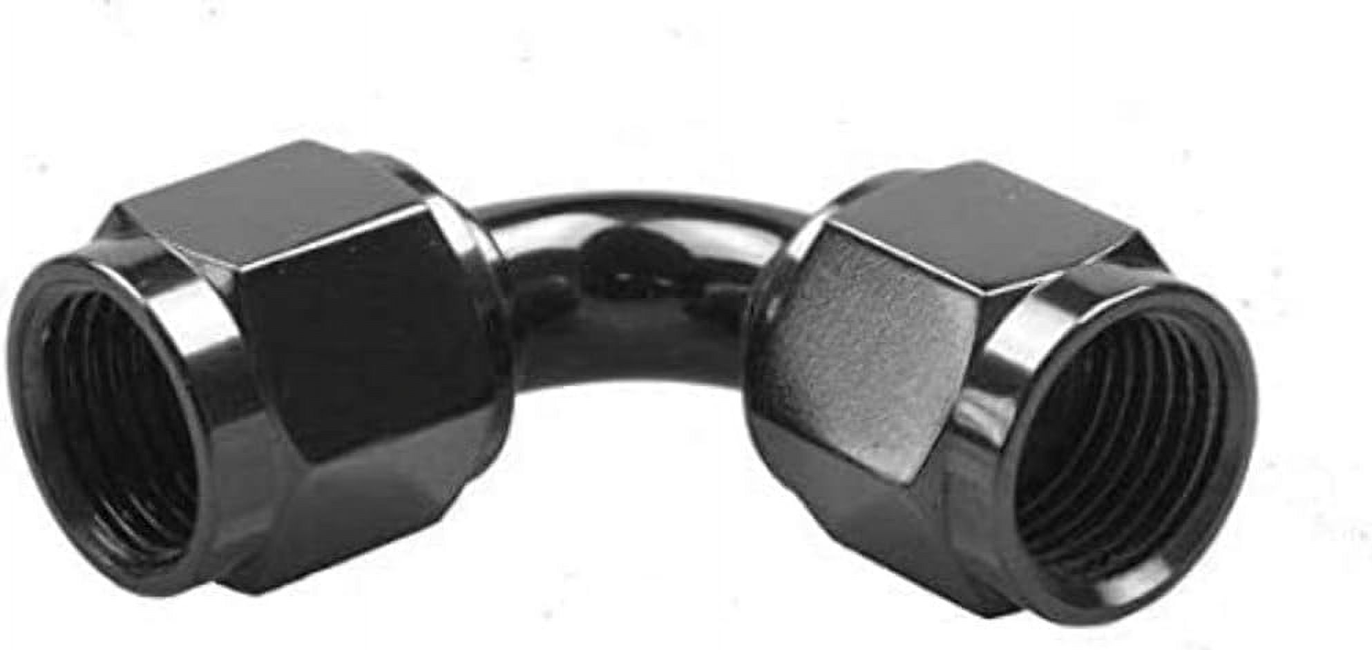 Female To Female An/jic Flare Swivel Coupling90 DegBlk