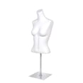 thumbnail image 1 of Female Torso Form with Base, Matte White, 1 of 1