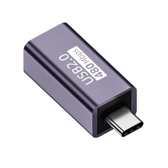 Female USB B to Male USB/TypeC/MiDi/Mini USB/Micro USB Converters Adapters 480Mbps Data Transmission for Piano and More