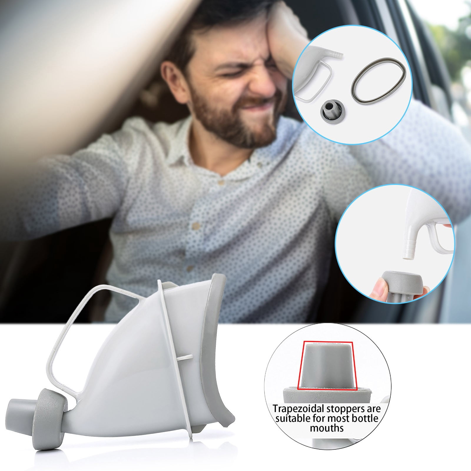 Female Urination Device, Female Urinal Funnel Urine Cups Portable Urinal For Women Standing Up