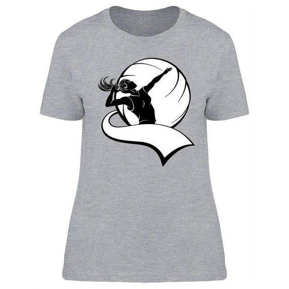 Female Volleyball Player T-Shirt, Small