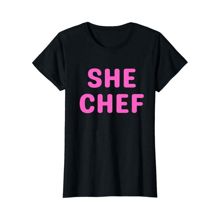 Female Chef T-Shirt Female Chef T-Shirt