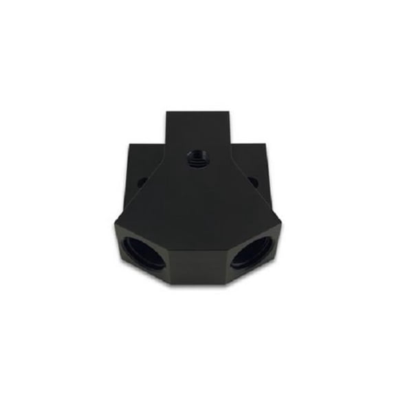 Female Y Block Fuel Distribution Block, Black