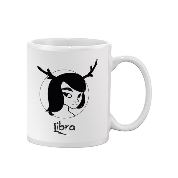 Female Zodiac Sign Libra Mug  -Image by Shutterstock,