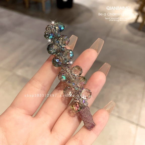 Female exquisite side clip, Korean new high-end bangs hair clip, hair clip at the back of the head, broken hair clip