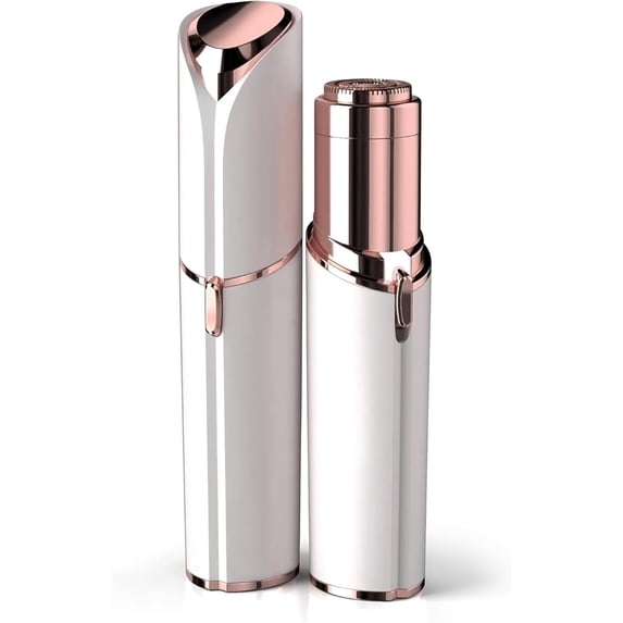 NOBRAND Painless and with Light Women's Hair Removal Device for Face and Lip Area, Rose Gold