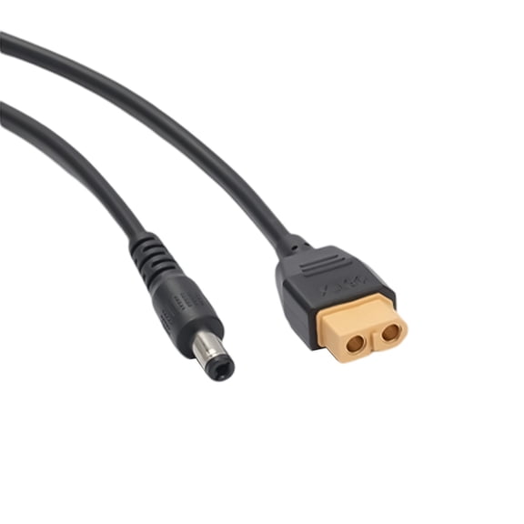 Female to DC5.5mmx2.1mm 5.5x2.5mm Male Power Cable for FPV Goggles and Charging Power Supply DC5521
